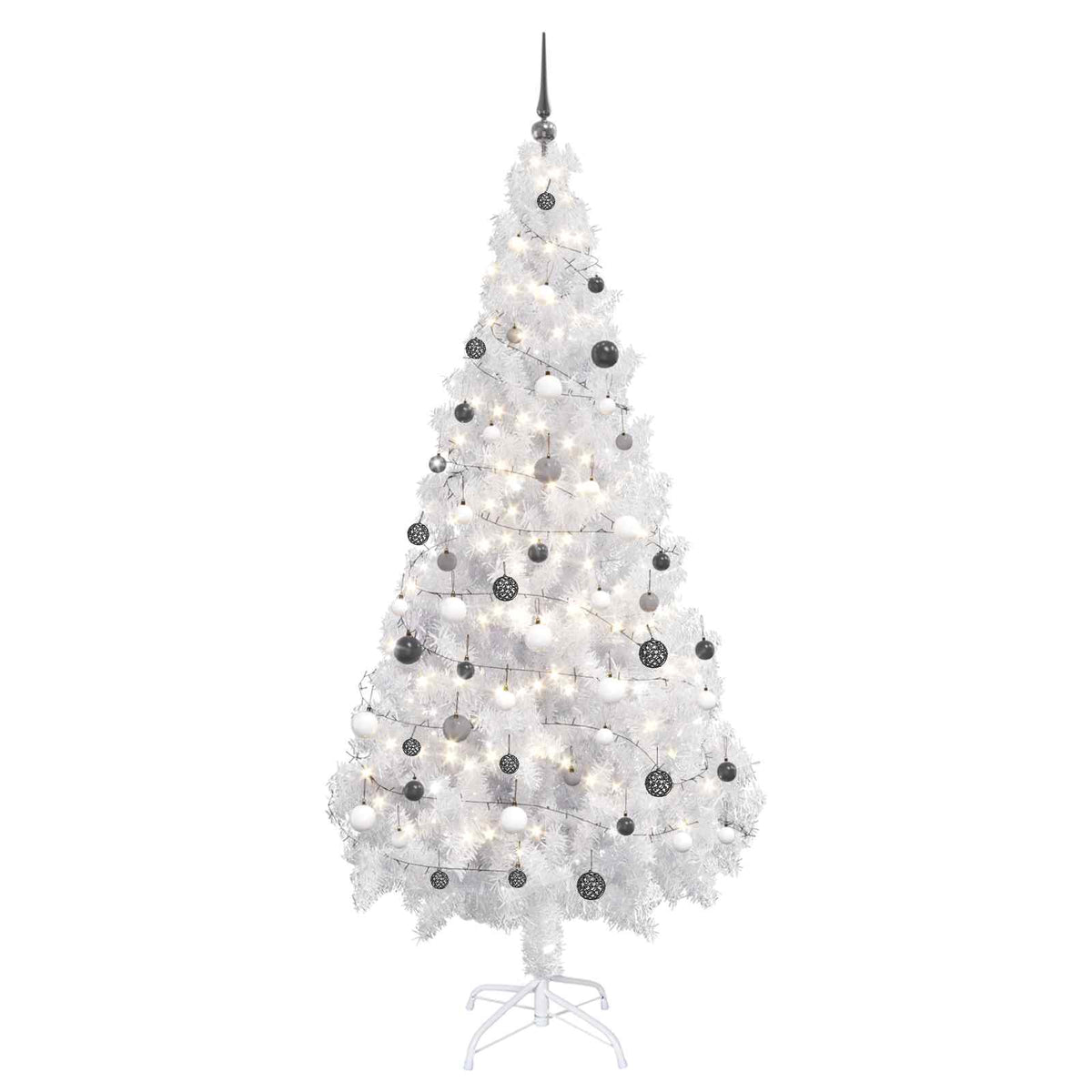 Künstlicher Weihnachtsbaum Beleuchtung Kugeln 180cm 620 Zweige
