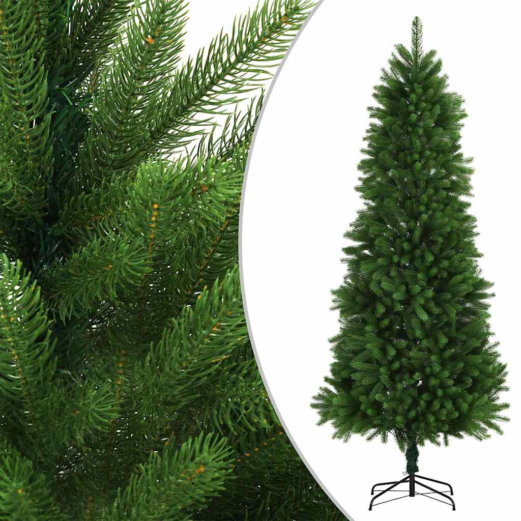 Künstlicher Weihnachtsbaum mit Beleuchtung Kugeln 240 cm Grün