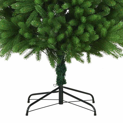 Künstlicher Weihnachtsbaum mit Beleuchtung Kugeln 240 cm Grün