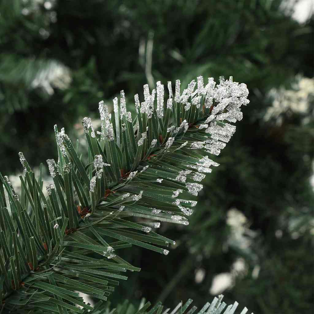 Weihnachtsbaum Gefrostet mit Beleuchtung & Zapfen 180 cm