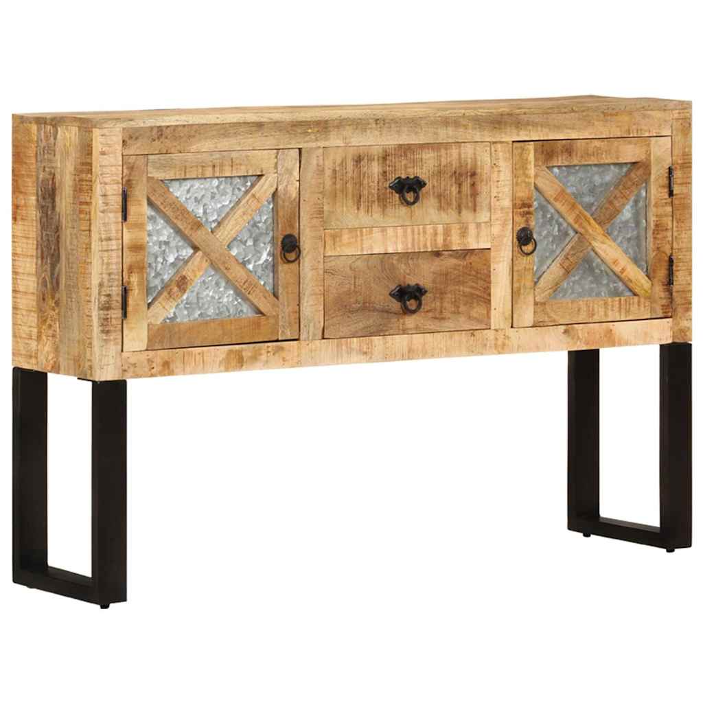 Sideboard 110x30x74 cm Raues Mangoholz