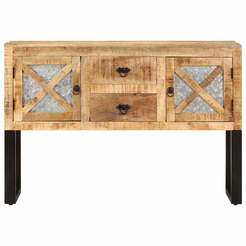Sideboard 110x30x74 cm Raues Mangoholz