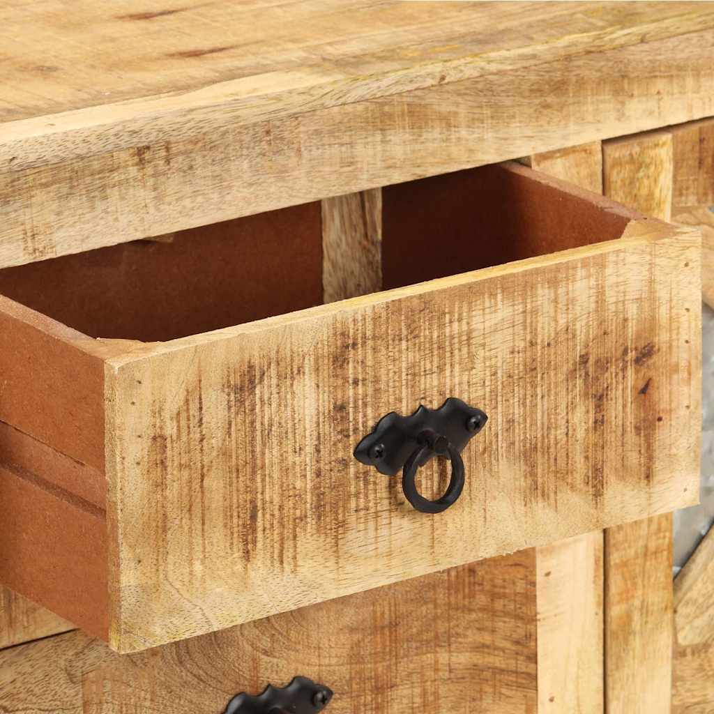 Sideboard 110x30x74 cm Raues Mangoholz