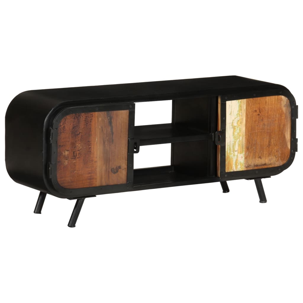 TV-Schrank 110x30x45 cm Altholz Massiv