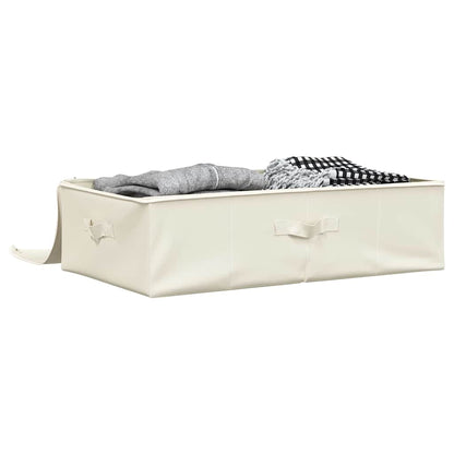 Aufbewahrungsbox Stoff 70x40x18 cm Creme
