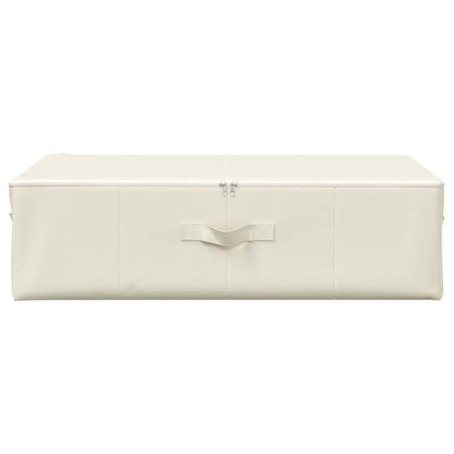 Aufbewahrungsbox Stoff 70x40x18 cm Creme