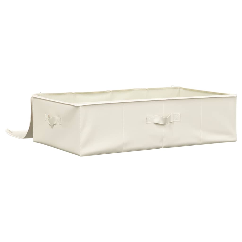 Aufbewahrungsbox Stoff 70x40x18 cm Creme