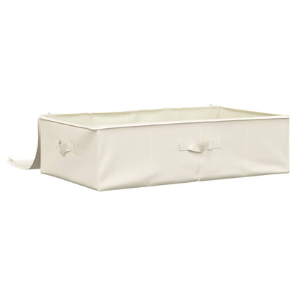 Aufbewahrungsbox Stoff 70x40x18 cm Creme