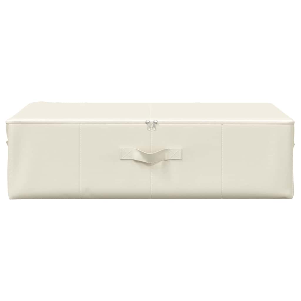 Aufbewahrungsboxen 2 Stk. Stoff 70x40x18 cm Creme