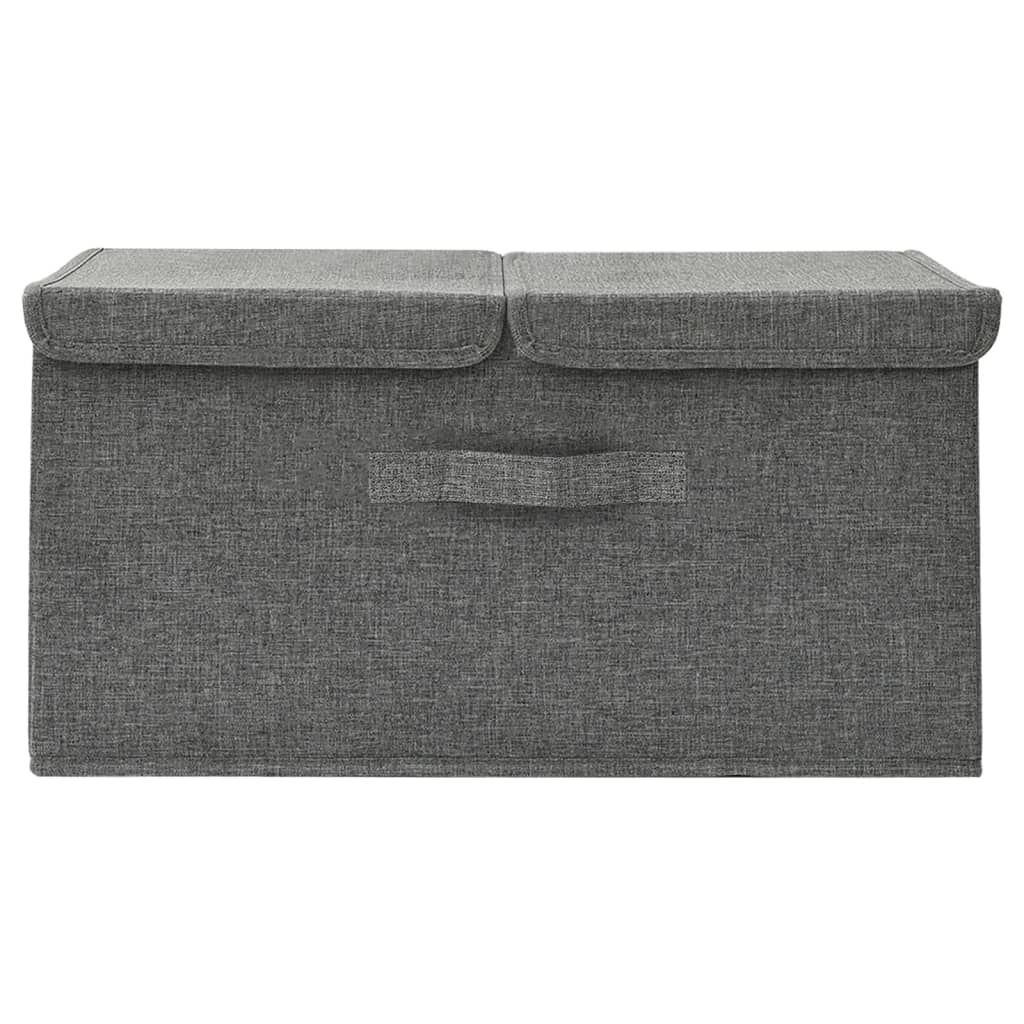Lagerboxen Vliesstoff 2 fächer Anthrazit