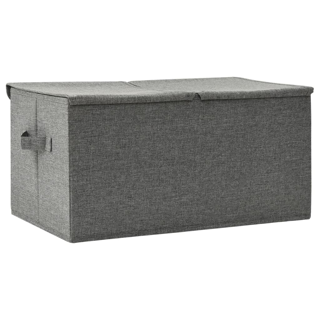 Lagerboxen Vliesstoff 2 fächer Anthrazit