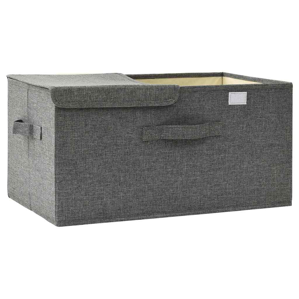 Lagerboxen Vliesstoff 2 fächer Anthrazit