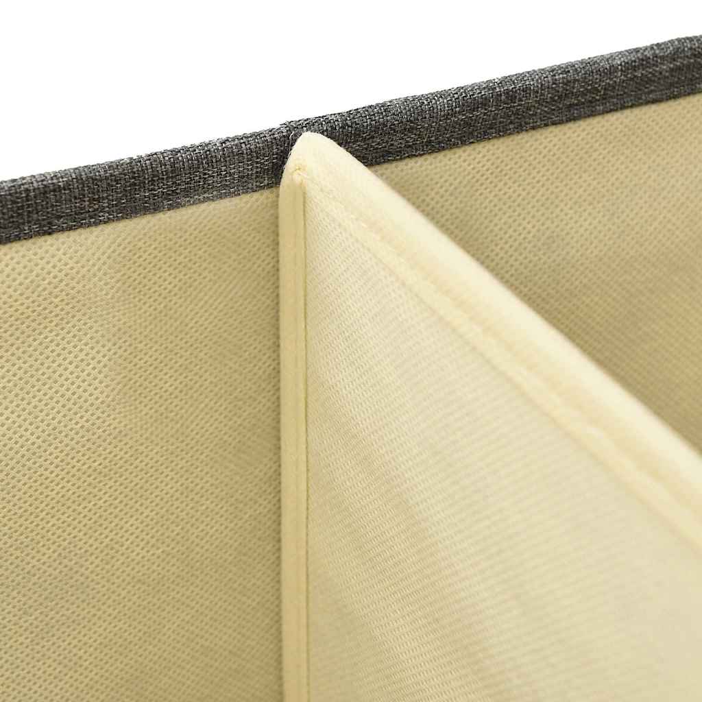 Aufbewahrungsbox Stoff 50x30x25 cm Anthrazit