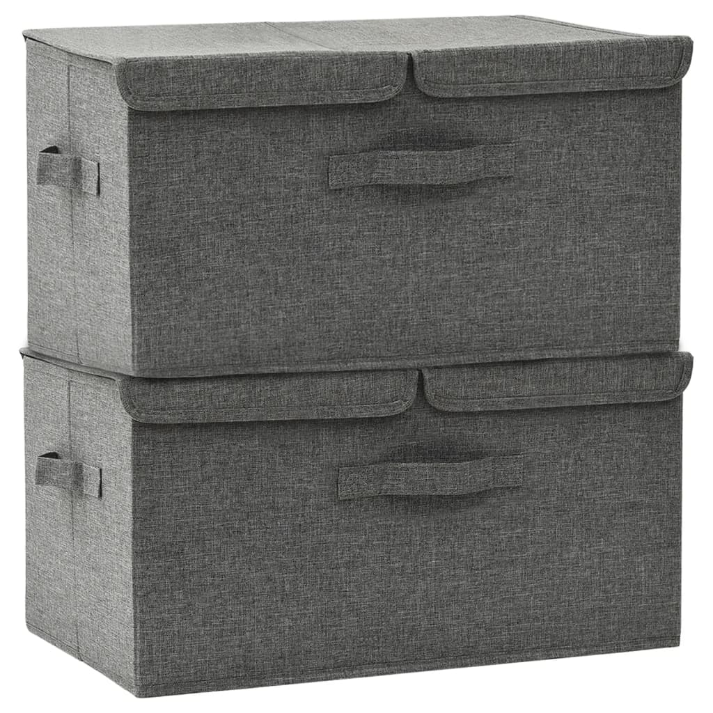 Lagerboxen Vliesstoff Anthrazit