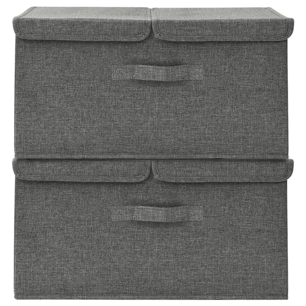 Lagerboxen Vliesstoff Anthrazit