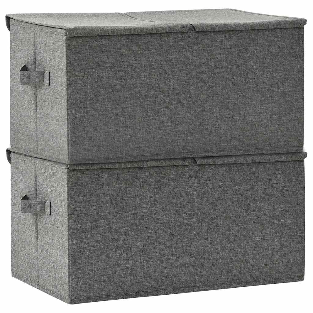 Lagerboxen Vliesstoff Anthrazit