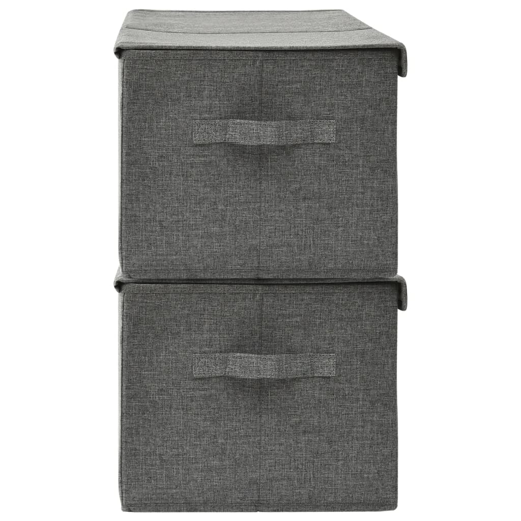 Lagerboxen Vliesstoff Anthrazit