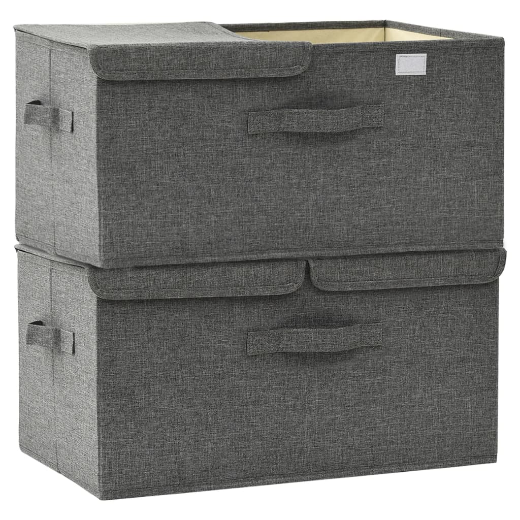 Lagerboxen Vliesstoff Anthrazit