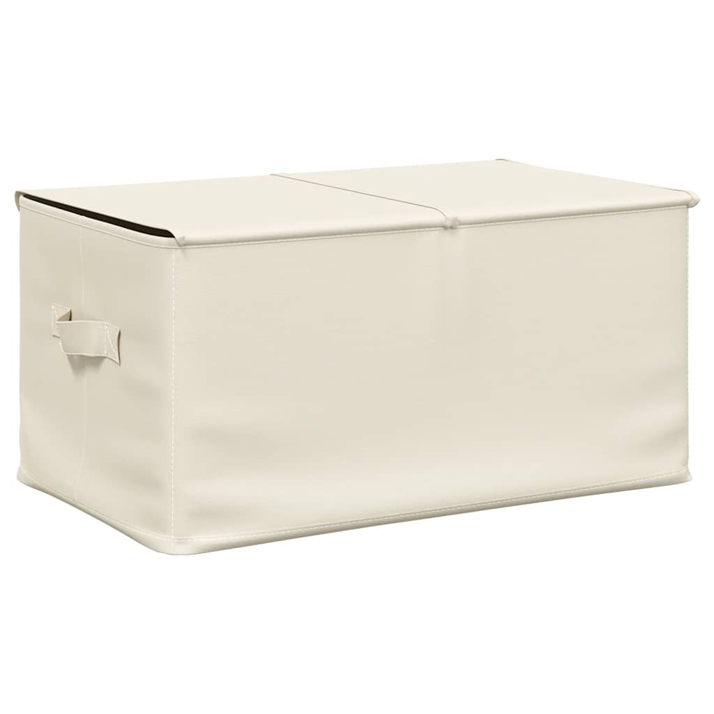 Lagerboxen Vliesstoff 2 fächer Creme