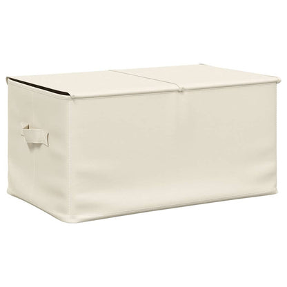 Aufbewahrungsbox Stoff 50x30x25 cm Creme