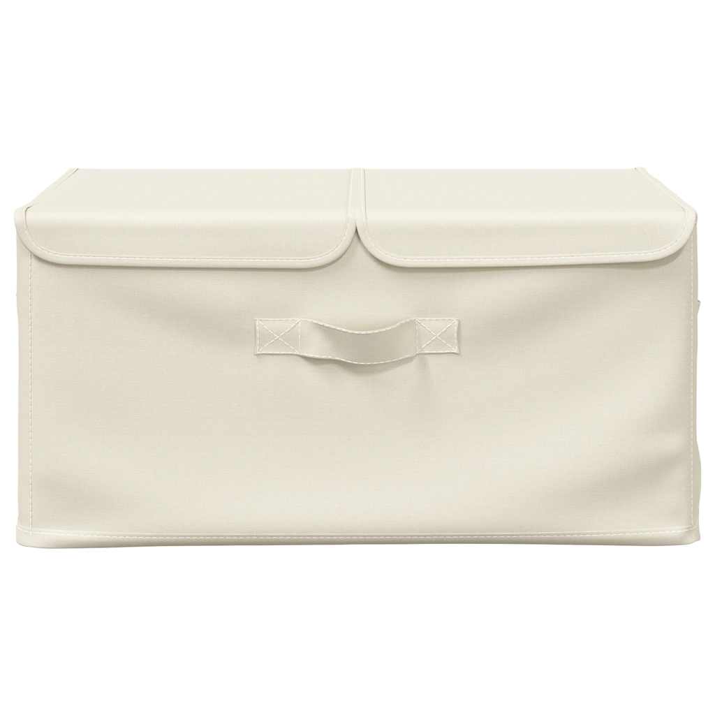 Lagerboxen Vliesstoff 2 fächer Creme