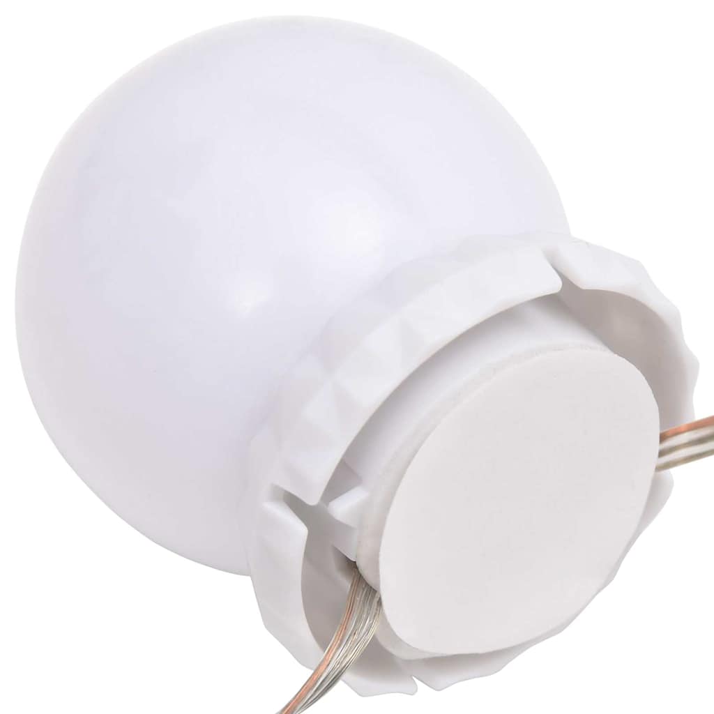 Spiegelleuchte mit 8 LED-Glühbirnen Warmweiß und Kaltweiß