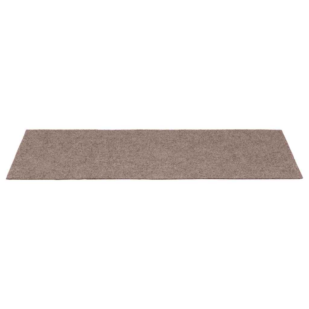 Stufenmatten Selbstklebend 15 Stk. 60x25 cm Hellbraun Rechteckig