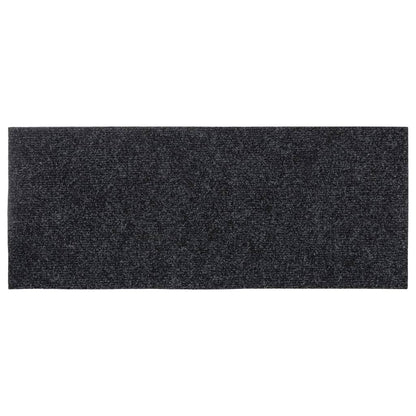 Stufenmatten Selbstklebend 15 Stk. 60x25 cm Dunkelgrau Rechteckig