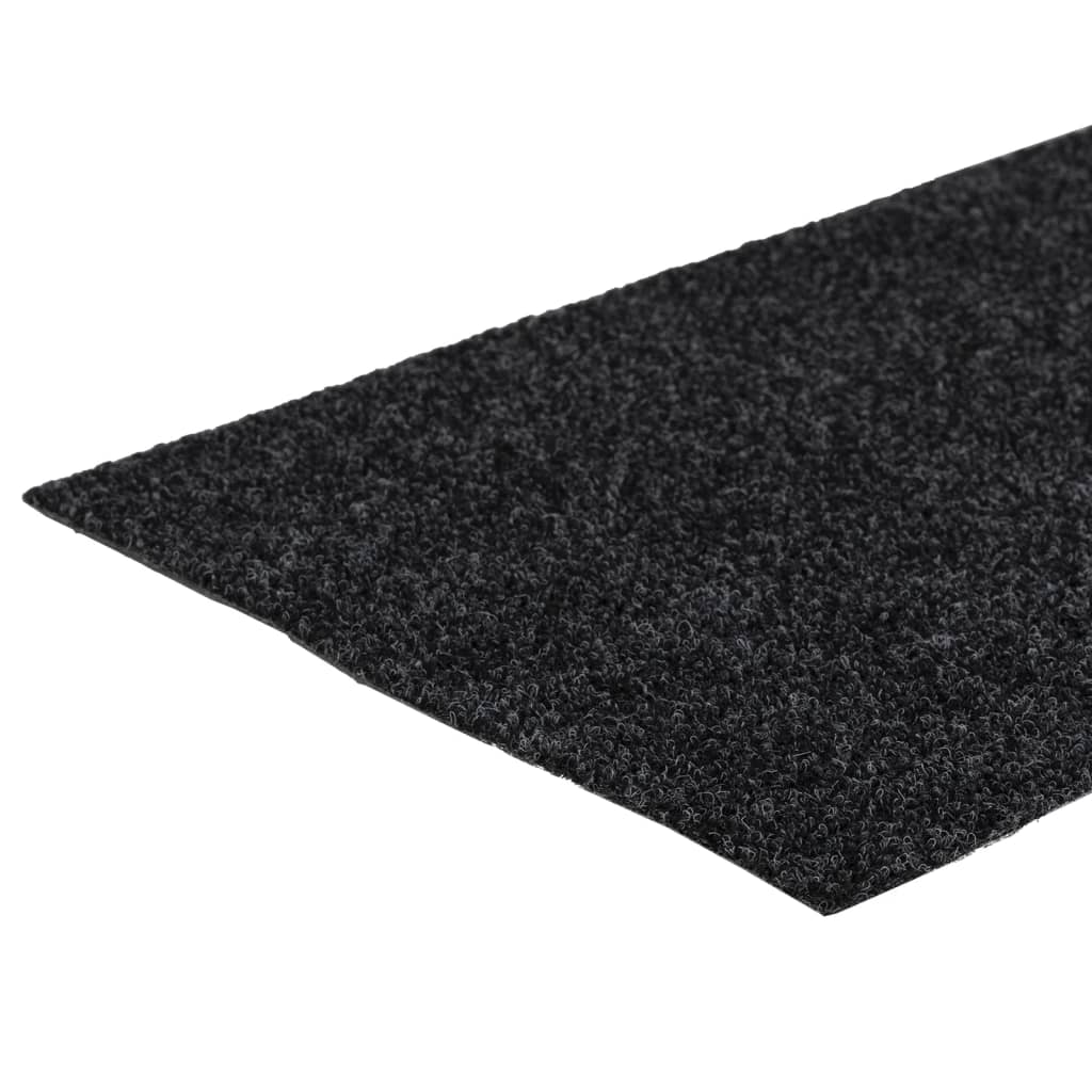 Stufenmatten Selbstklebend 15 Stk. 60x25 cm Dunkelgrau Rechteckig