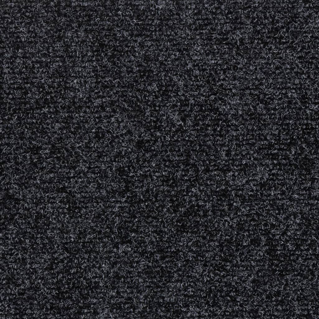 Stufenmatten Selbstklebend 15 Stk. 60x25 cm Dunkelgrau Rechteckig