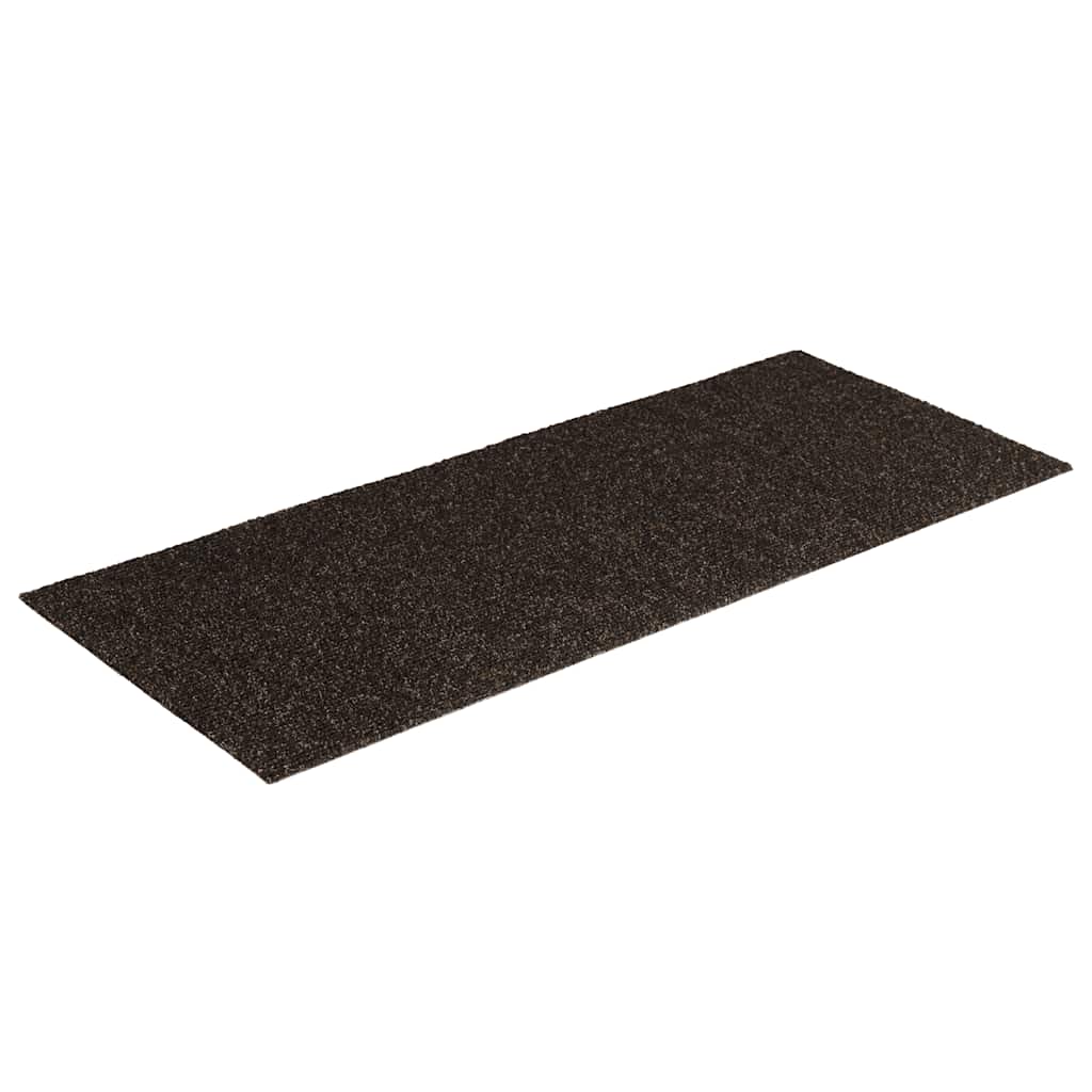 Stufenmatten Selbstklebend 15 Stk. 60x25 cm Dunkelbraun Rechteckig