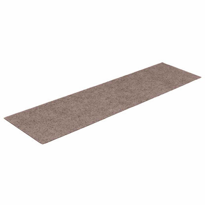 Stufenmatten Selbstklebend 15 Stk. 76x20 cm Hellbraun Rechteckig
