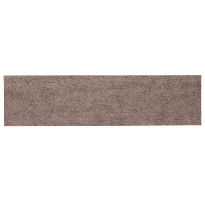 Stufenmatten Selbstklebend 15 Stk. 76x20 cm Hellbraun Rechteckig