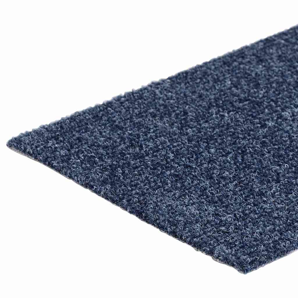 Stufenmatten Selbstklebend 15 Stk. 76x20 cm Grau Blau Rechteckig