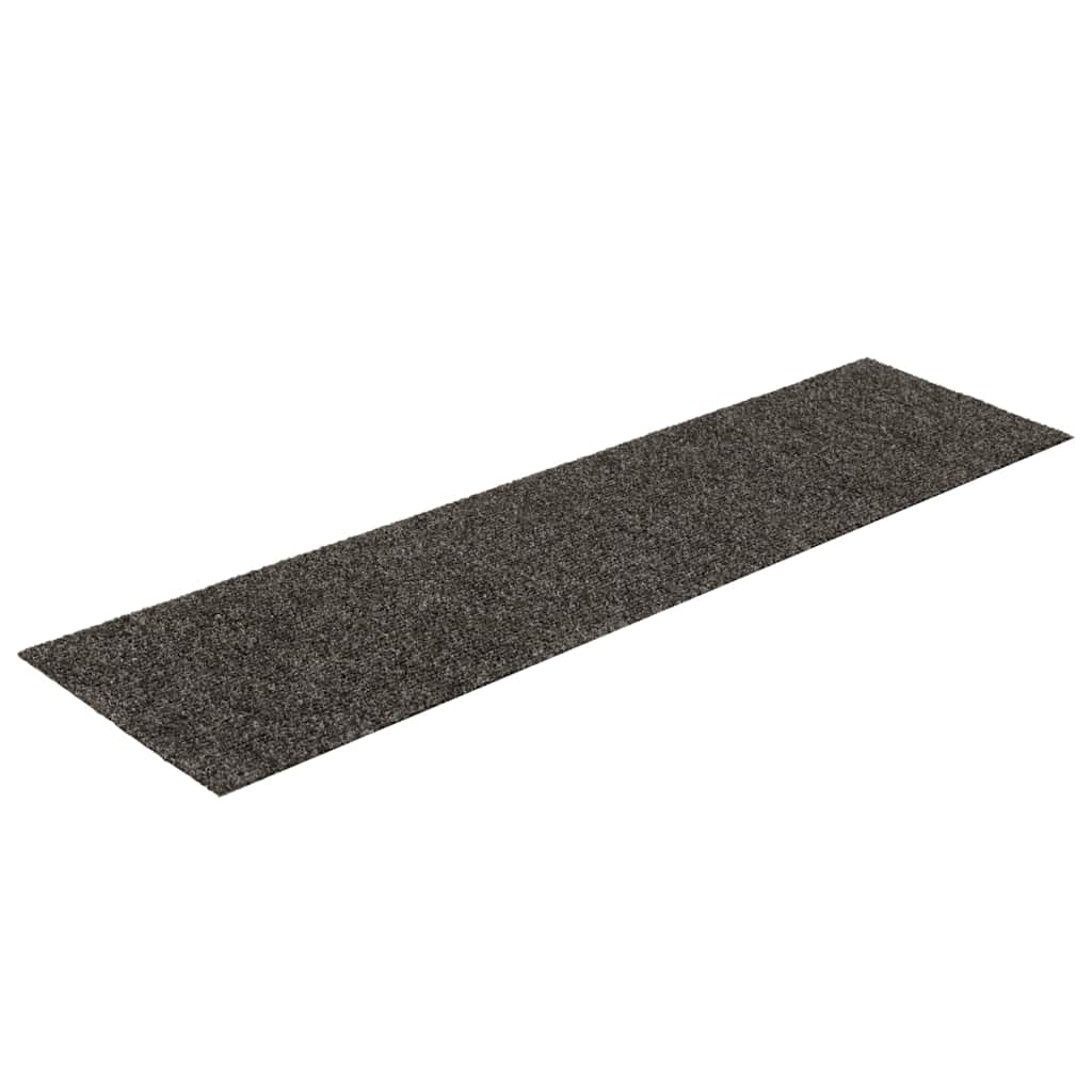Stufenmatten Selbstklebend 15 Stk. 76x20 cm Anthrazit Rechteckig