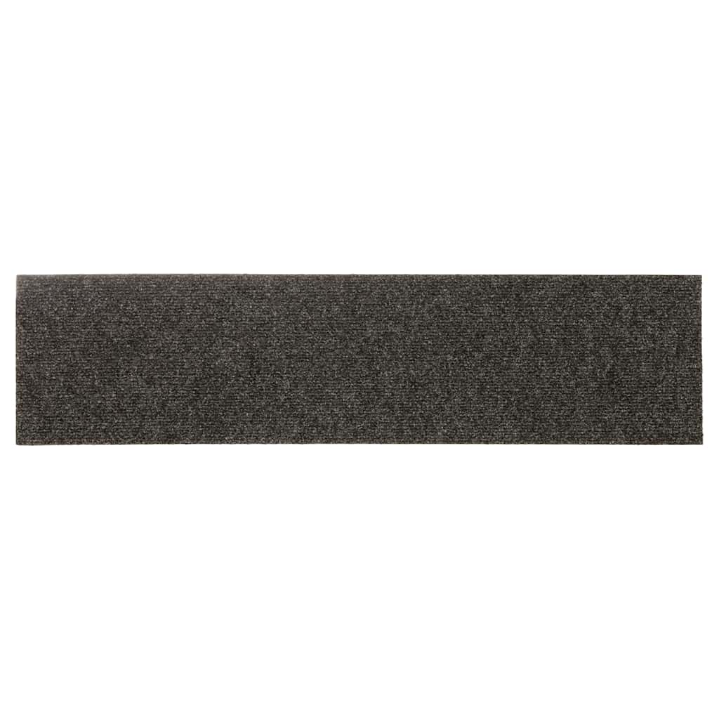 Stufenmatten Selbstklebend 15 Stk. 76x20 cm Anthrazit Rechteckig