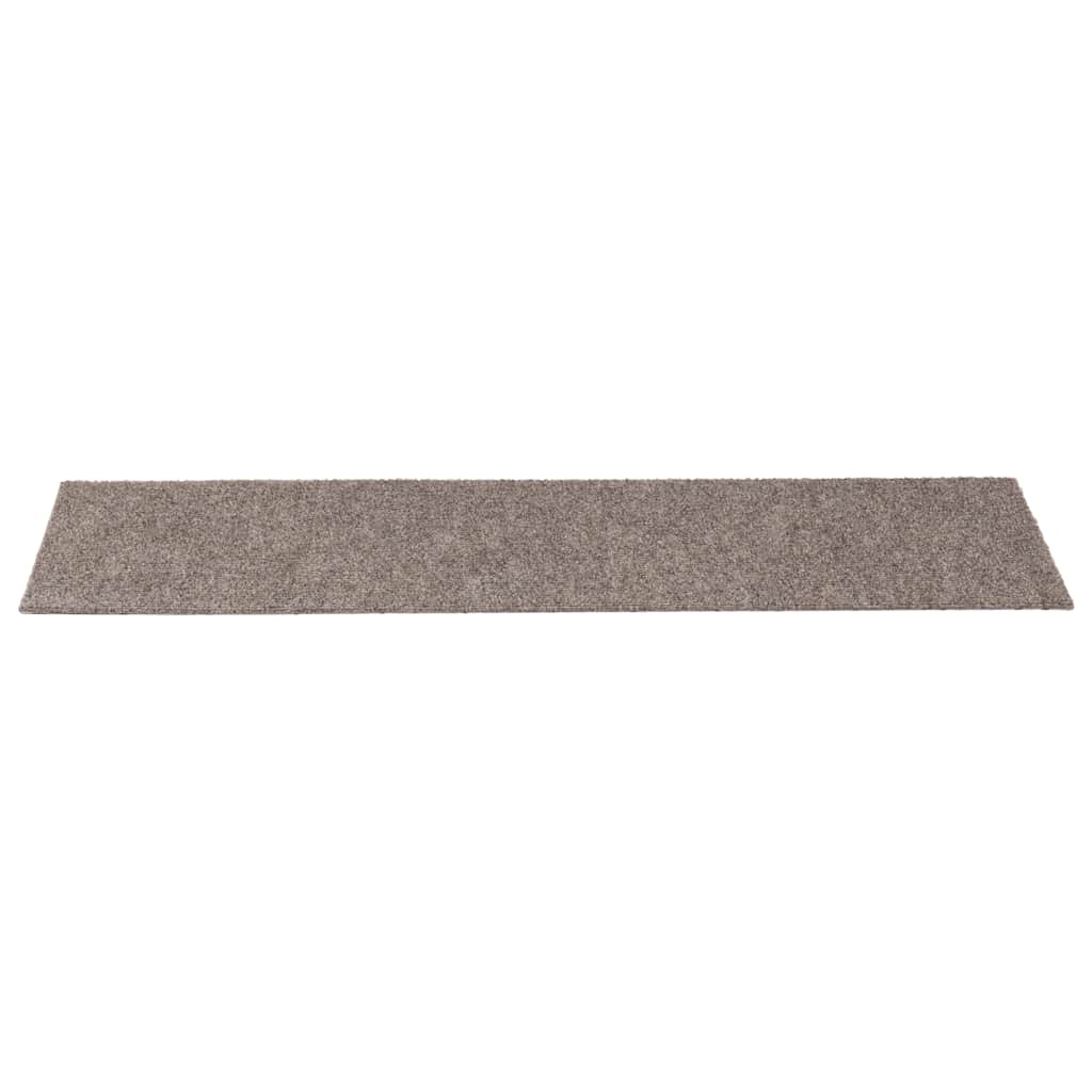 Stufenmatten Selbstklebend 15 Stk. 76x20 cm Beige Rechteckig