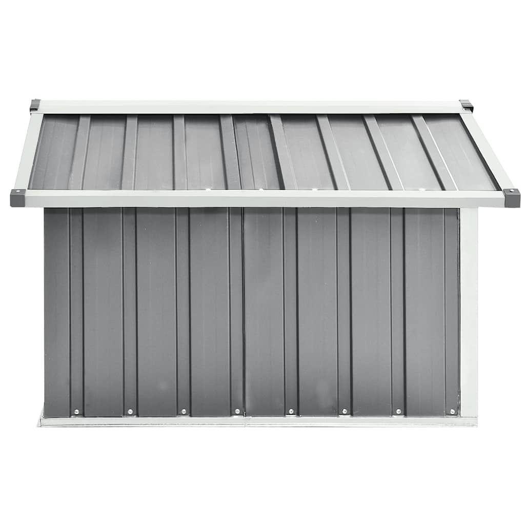 Rasenmäher Garage 92x97x63 cm Verzinkter Stahl Grau