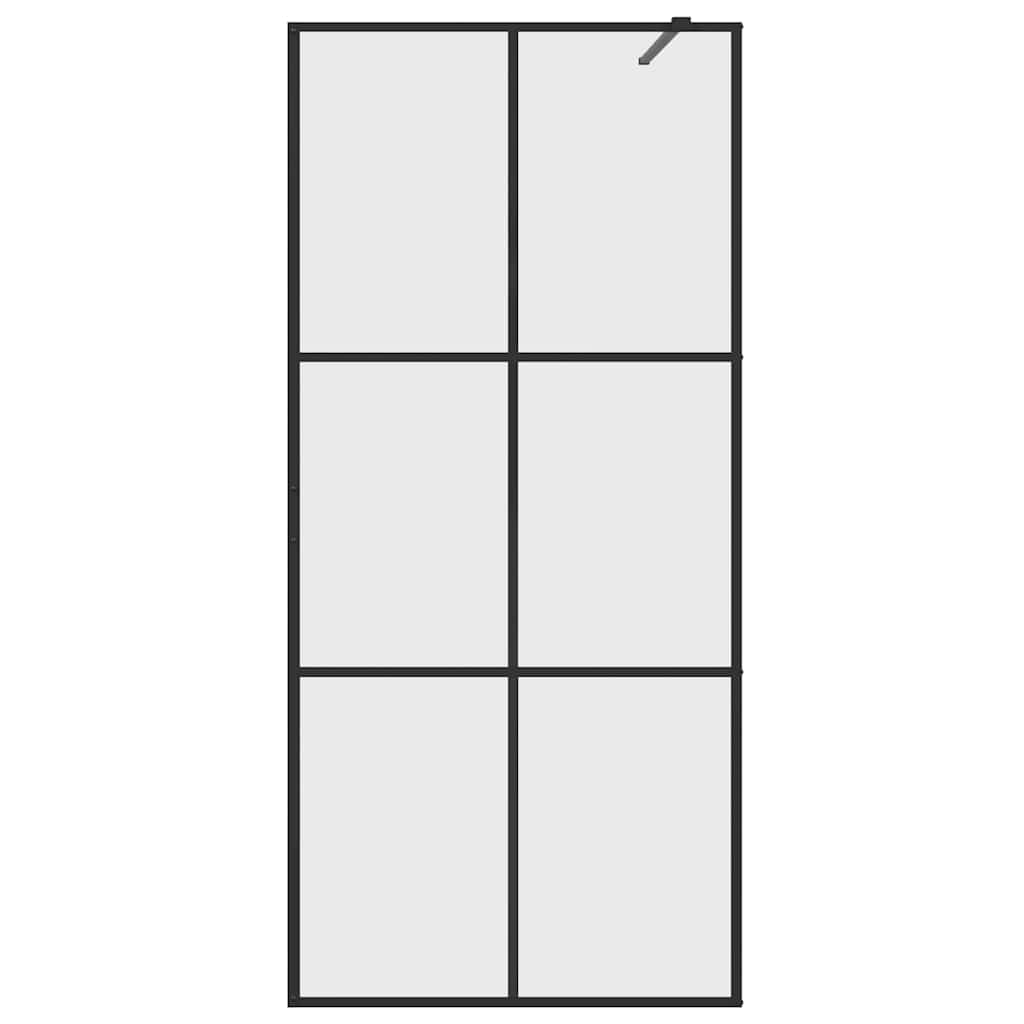 Duschwand für Begehbare Dusche mit Klarem ESG Glas 80x195 cm