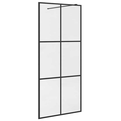 Duschwand für Begehbare Dusche mit Klarem ESG Glas 90x195 cm