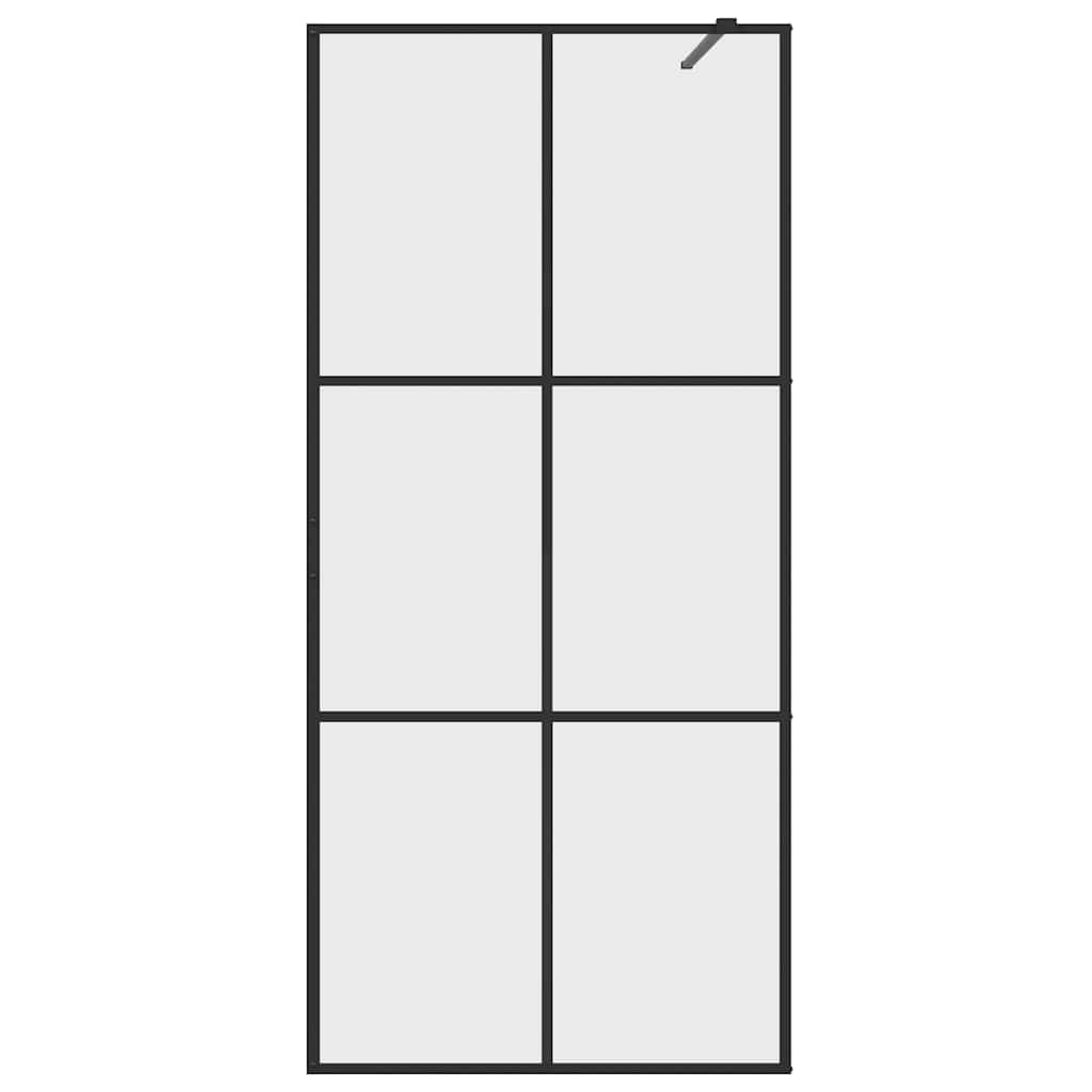 Duschwand für Begehbare Dusche mit Klarem ESG Glas 90x195 cm