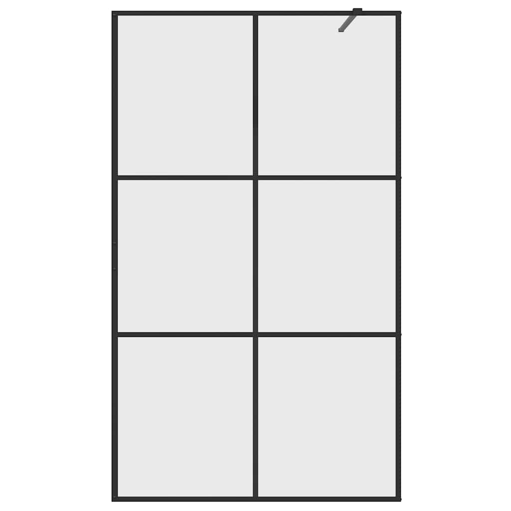 Duschwand für Begehbare Dusche mit Klarem ESG Glas 115x195 cm