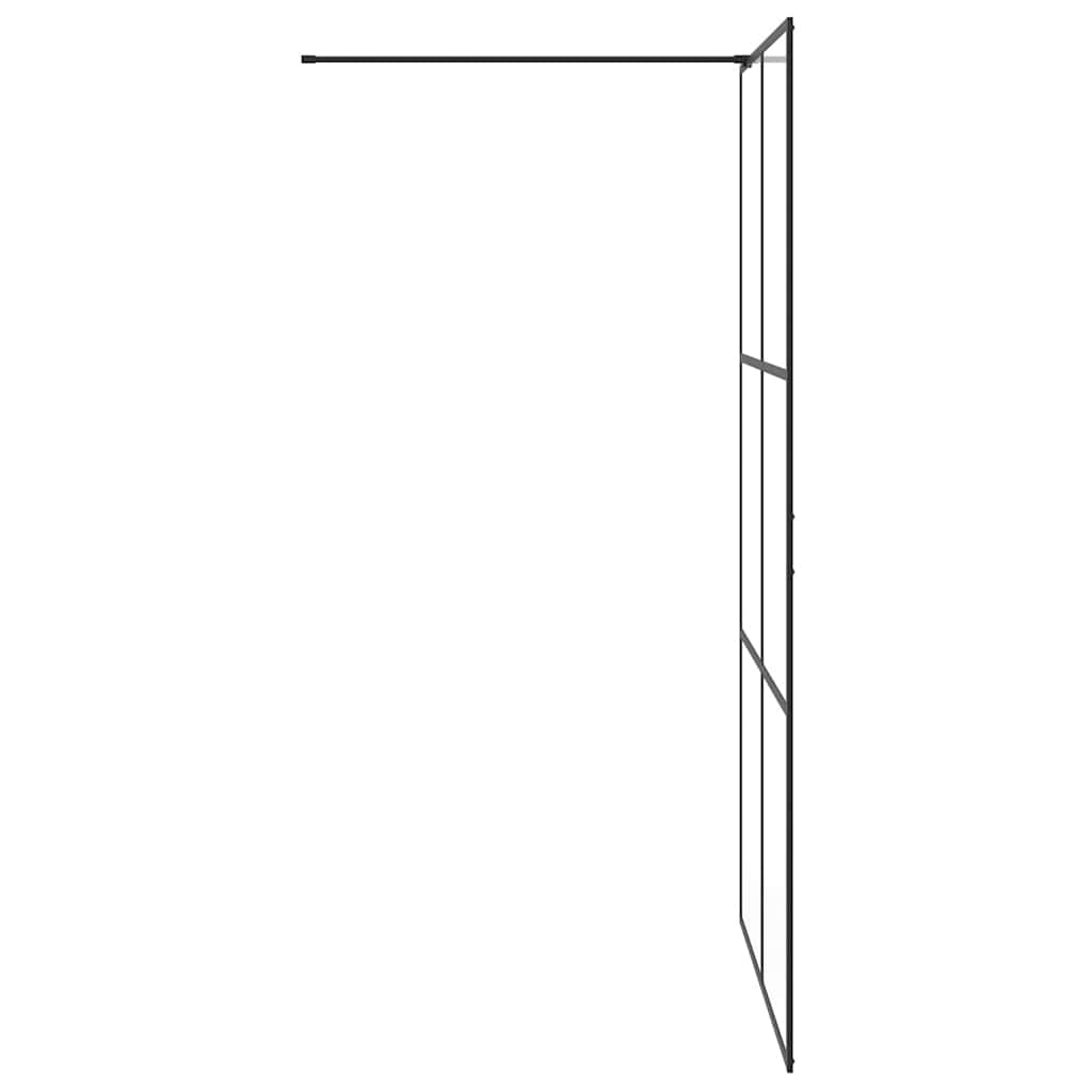Duschwand für Begehbare Dusche mit Klarem ESG Glas 115x195 cm