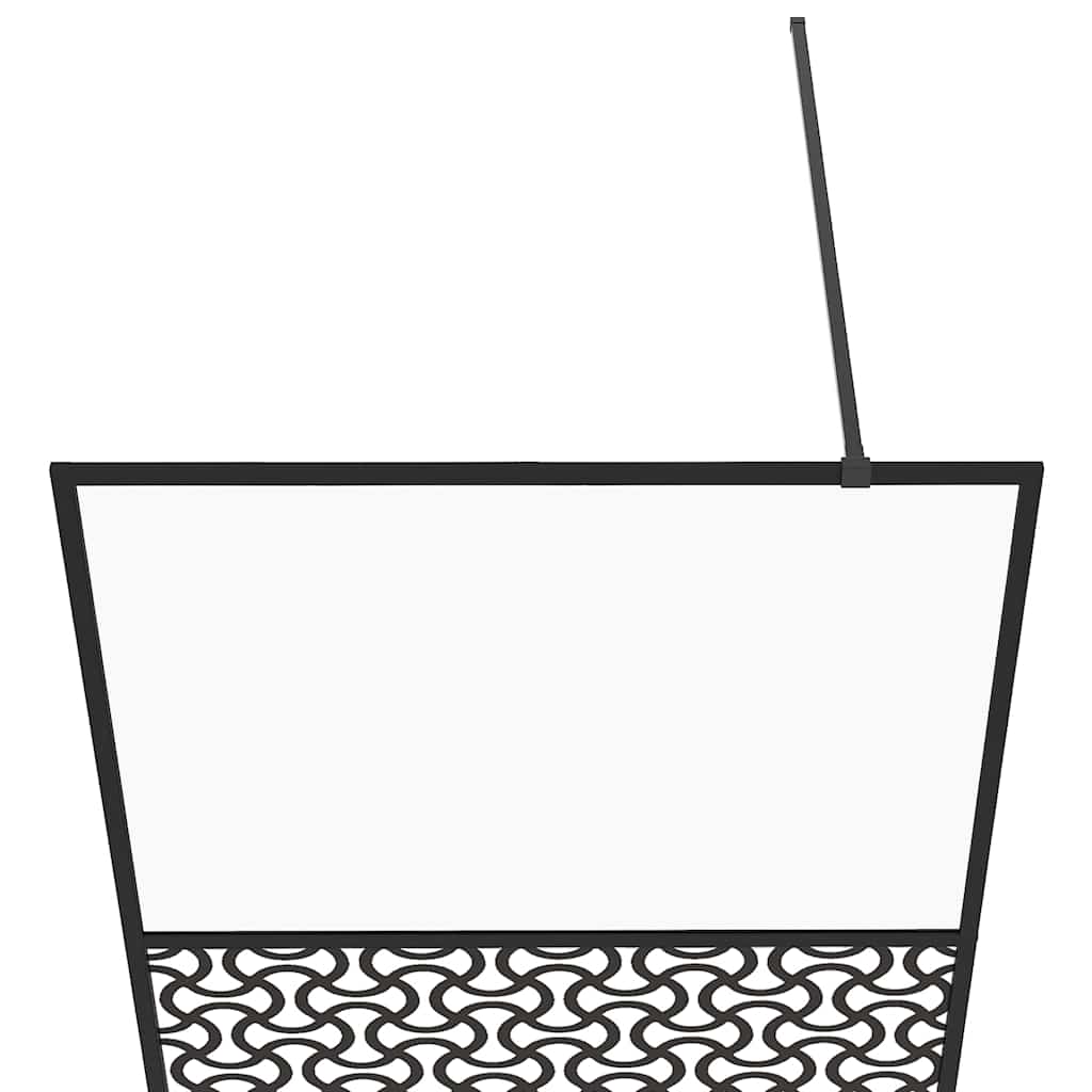 Duschwand für Begehbare Dusche mit Klarem ESG Glas 115x195 cm