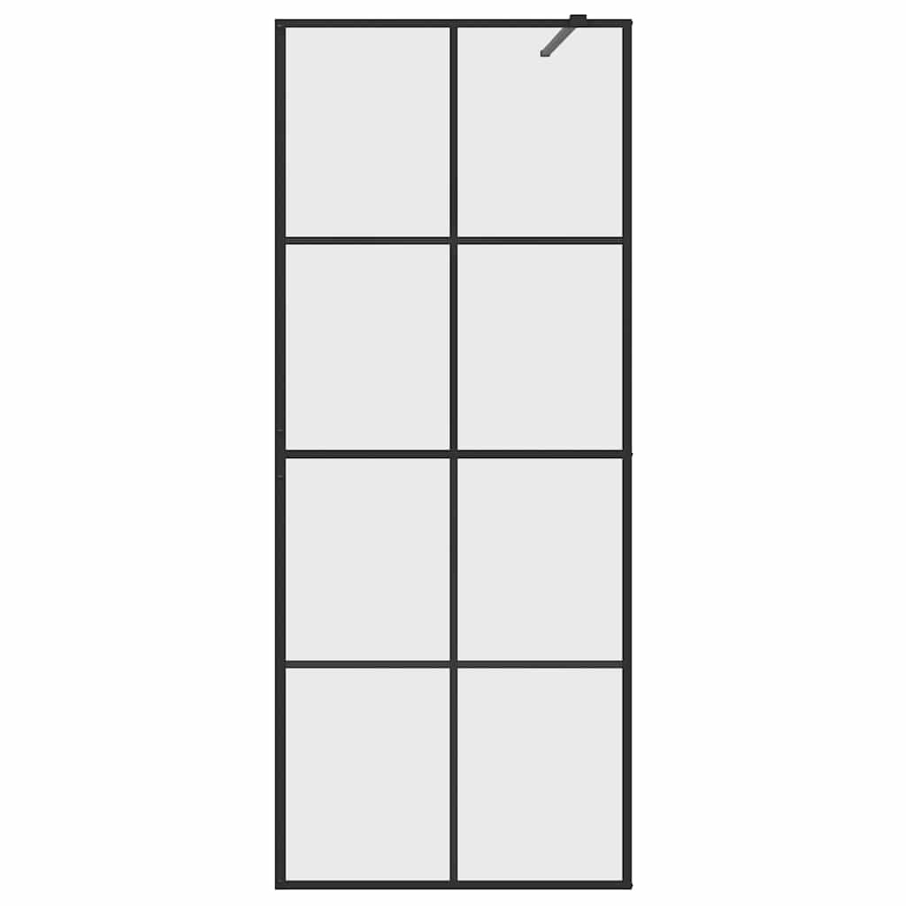 Duschwand für Begehbare Dusche mit Klarem ESG Glas 80x195 cm