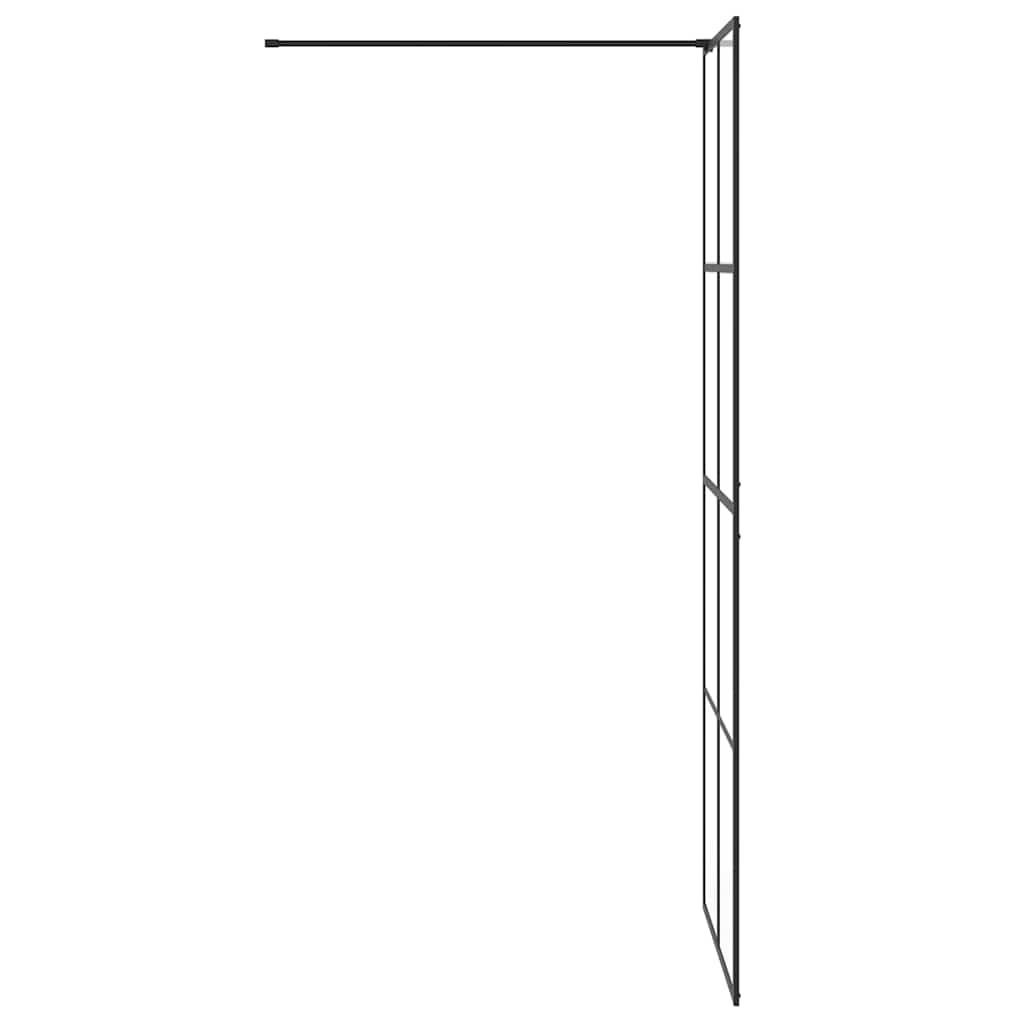 Duschwand für Begehbare Dusche mit Klarem ESG Glas 80x195 cm