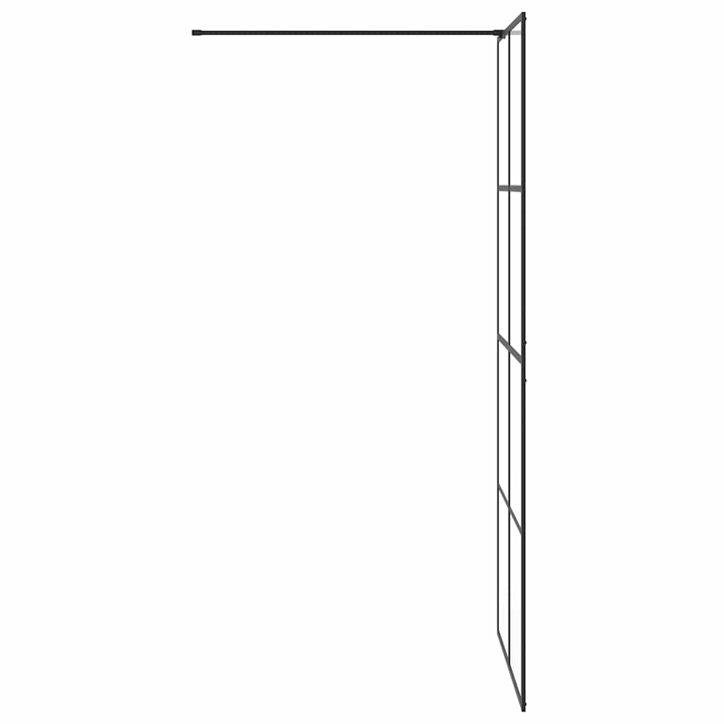 Duschwand für Begehbare Dusche mit Klarem ESG Glas 90x195 cm