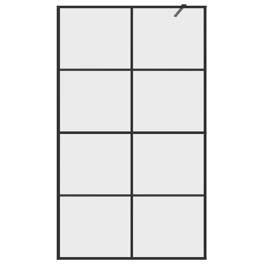 Duschwand für Begehbare Dusche mit Klarem ESG Glas 115x195 cm