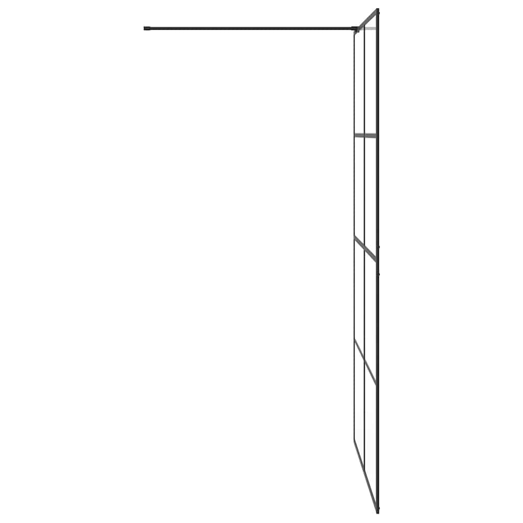 Duschwand für Begehbare Dusche mit Klarem ESG Glas 115x195 cm