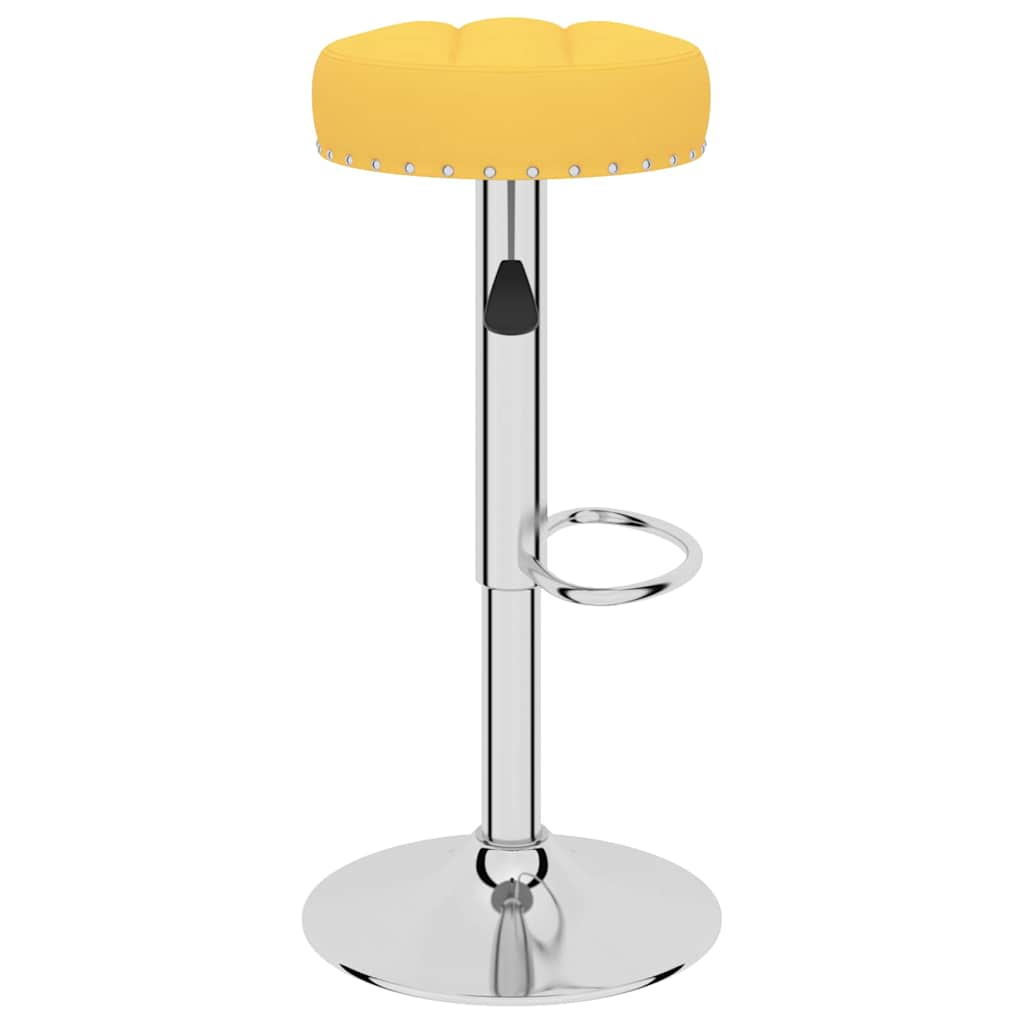 Barhocker 2 Stk. Senfgelb Stoff
